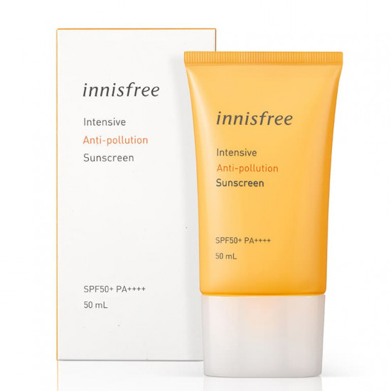 Innisfree Intensive Anti-Pollution Sunscreen SPF50+ PA++++ 50ml Innisfree Intensive Anti-Pollution Sunscreen SPF50+ PA++++ 50ml